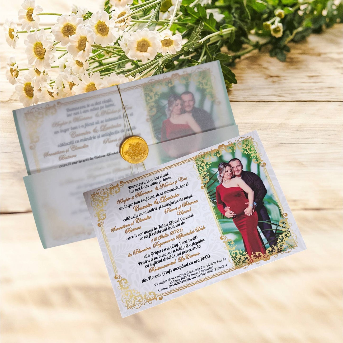 Invitatie nunta cod Aela 32