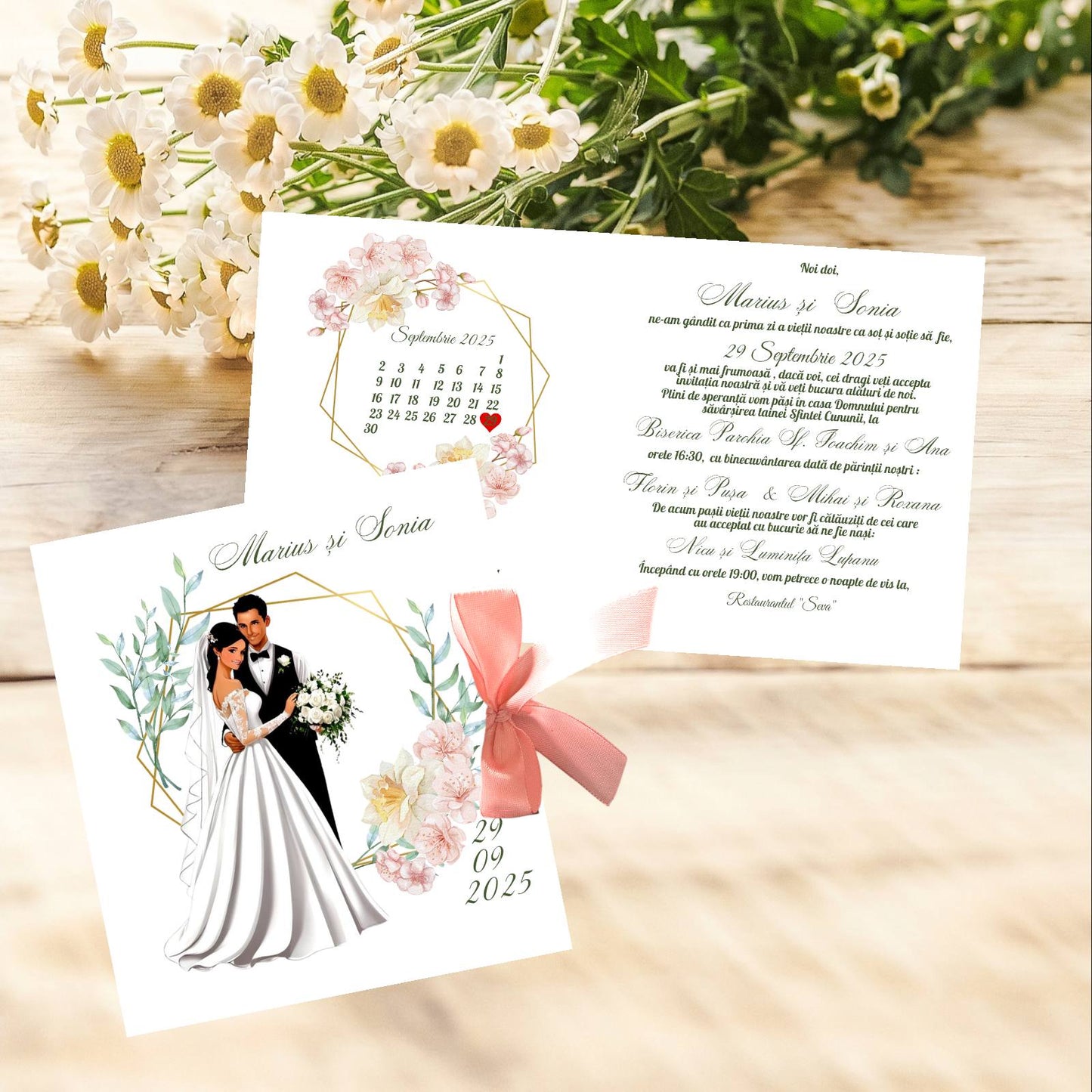 Invitatie nunta cod Aela 45