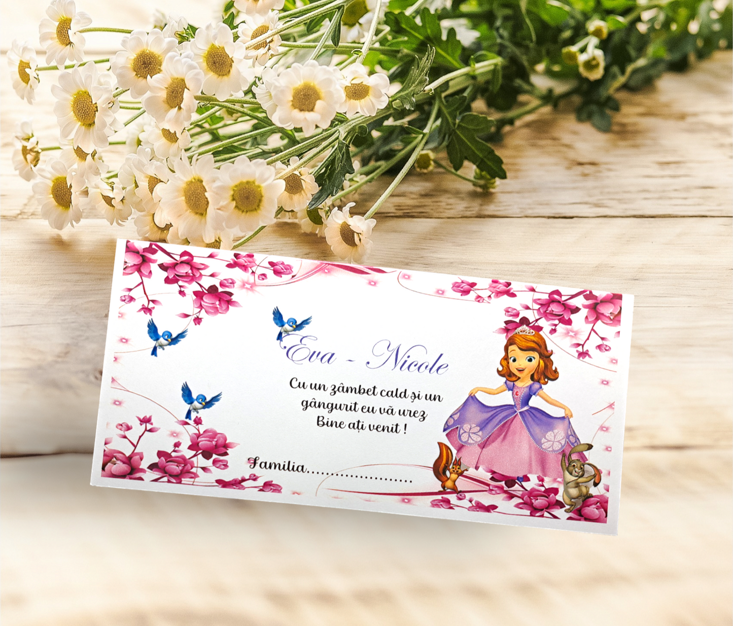 Plic de bani botez Sofia cod 145