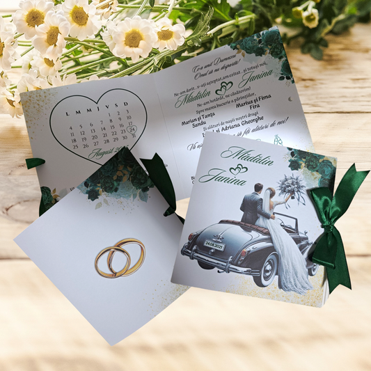 Invitatie nunta cod Aela 8