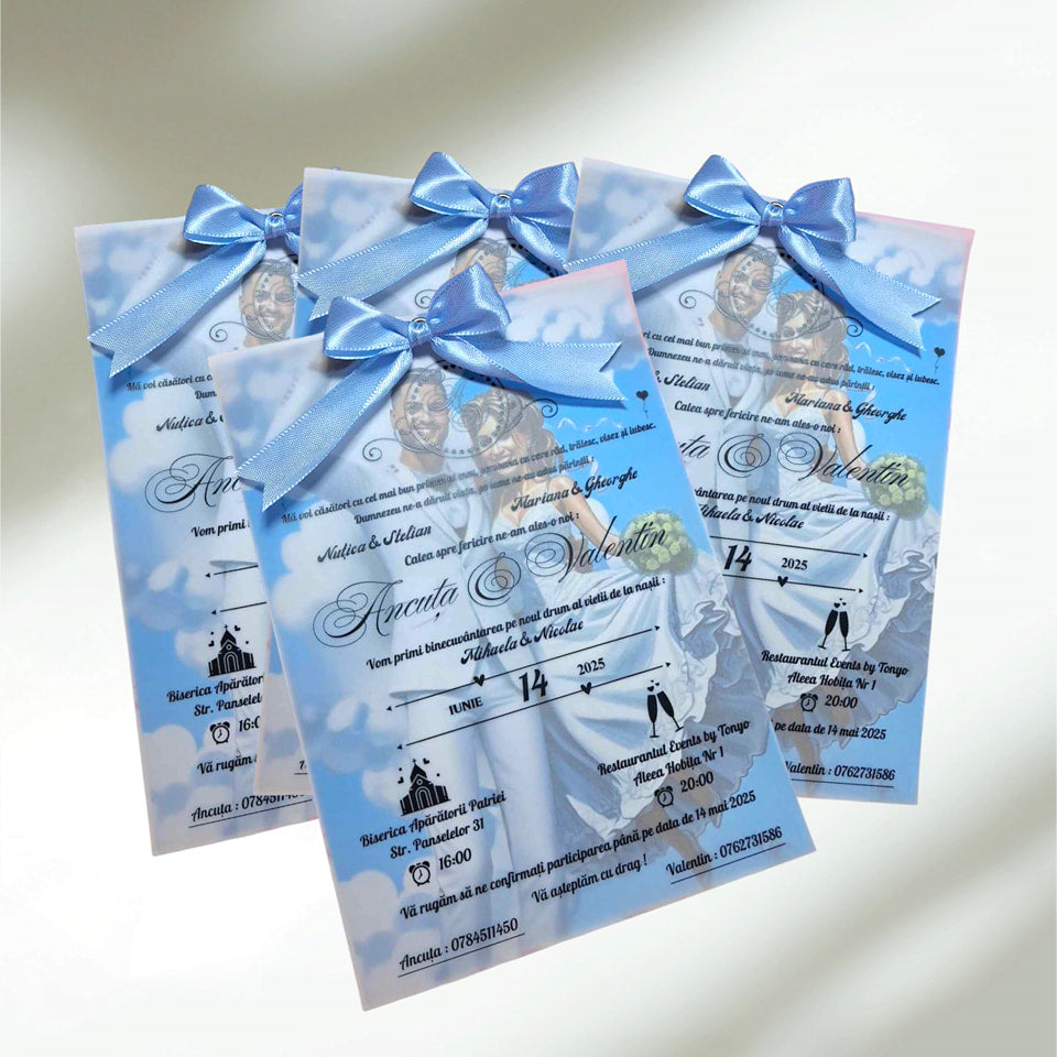 Invitatie nunta cod Aela 18