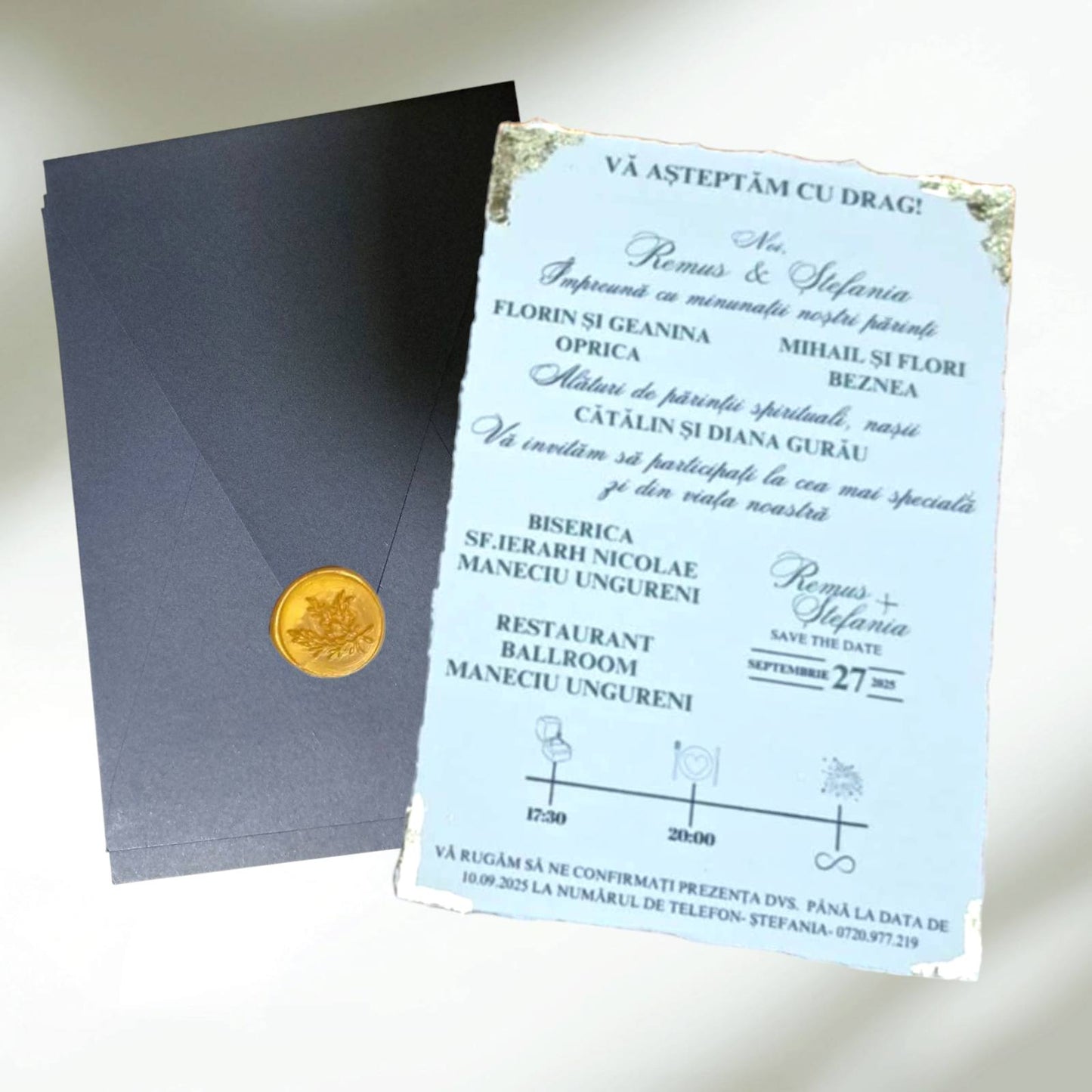 Invitatie nunta  cod Aela 20