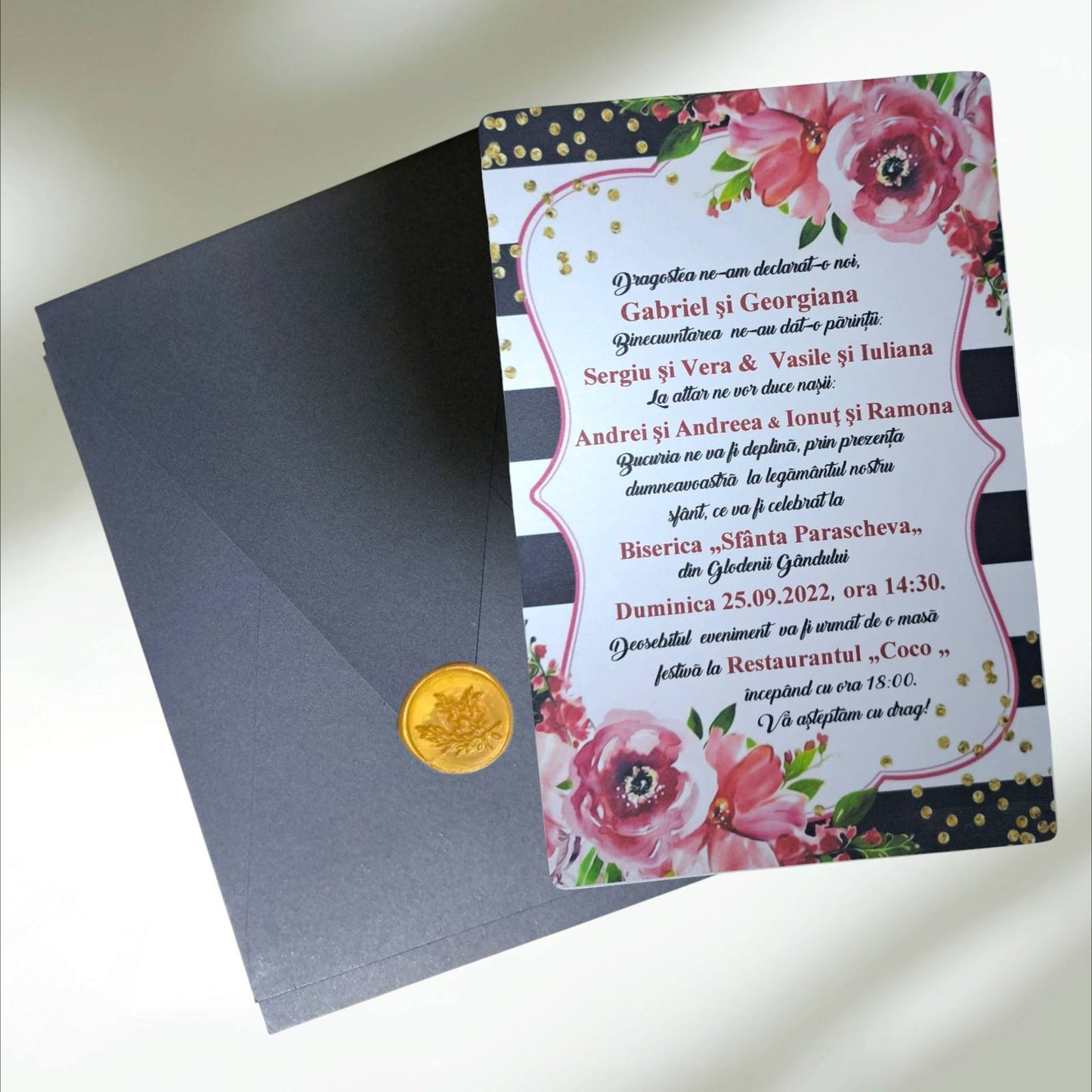 Invitatie nunta  cod Aela 21