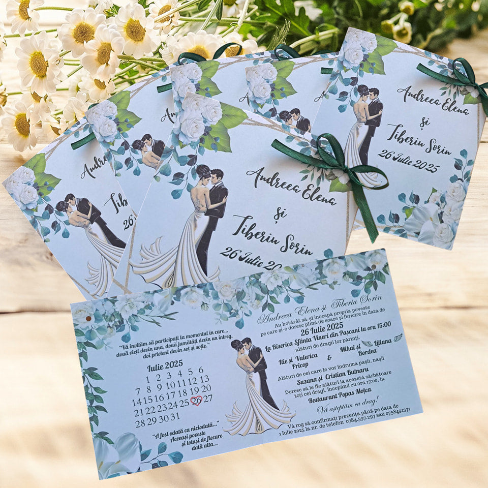 Invitatie nunta cod Aela 5