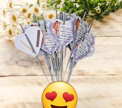 Marturie nunta sparklers cu scaparici si chibrit,