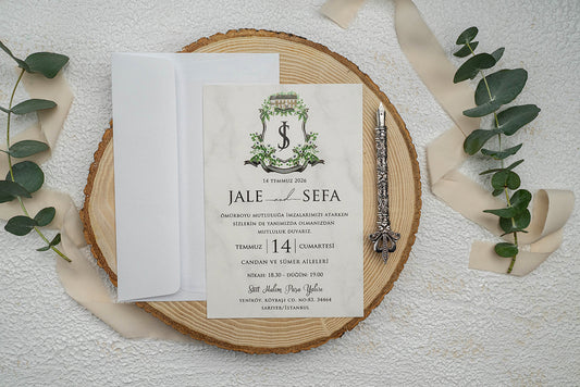 Invitatie nunta cod 9343