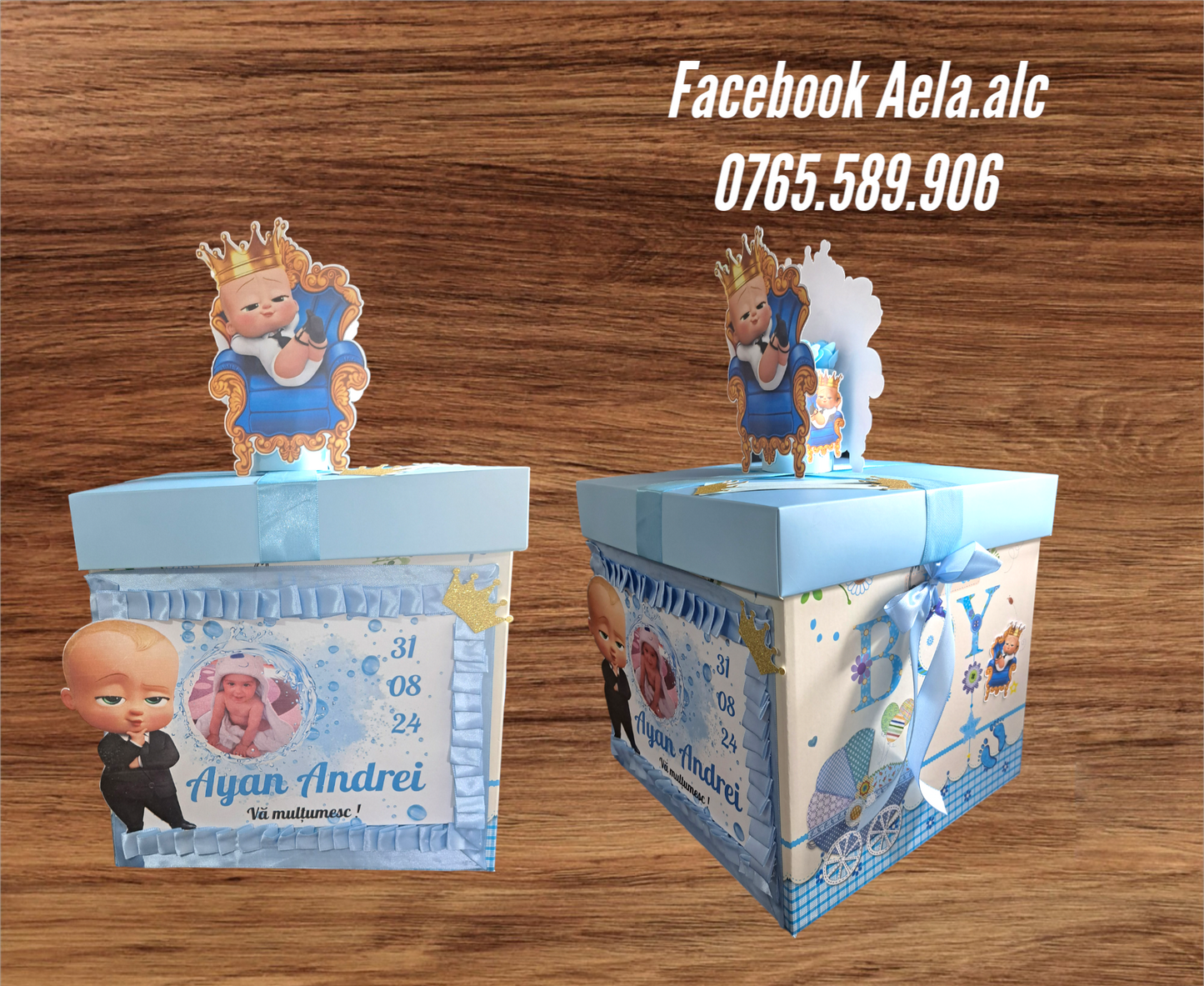 Casuta de dar botez bebe boss