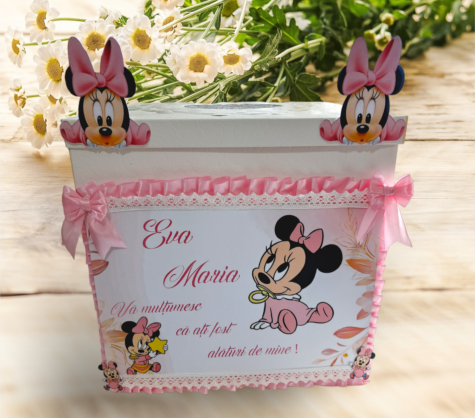 minnie roz cu suzeta