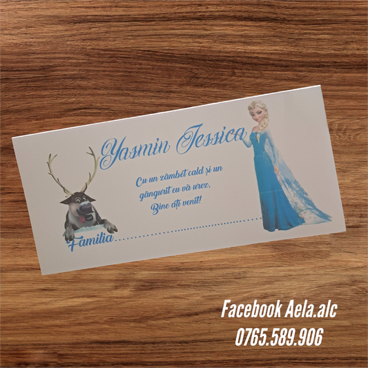 Plic de bani botez Elsa cod 94