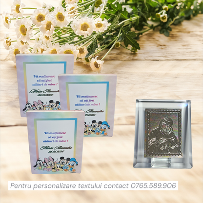 Iconita maica marturie mickey si minnie cu prietenii botez
