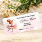 Plic de bani botez balerina colorata cod 9