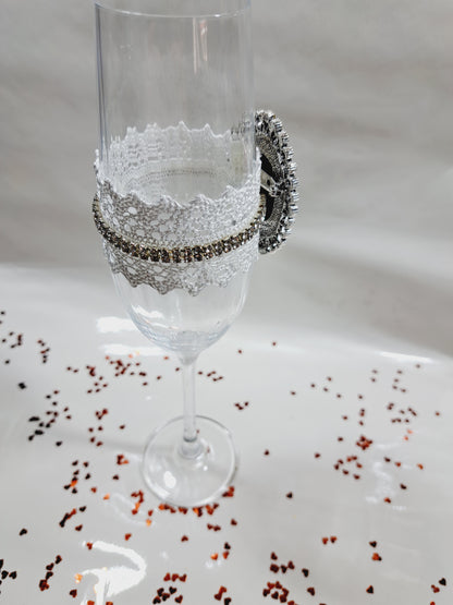 Pahare personalizate dantela